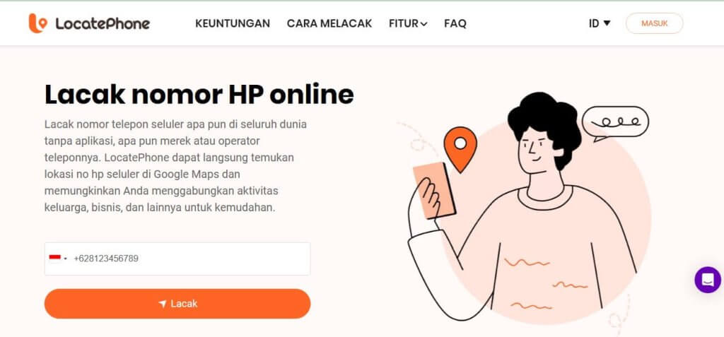 indonesia phone number tracker by locatephone