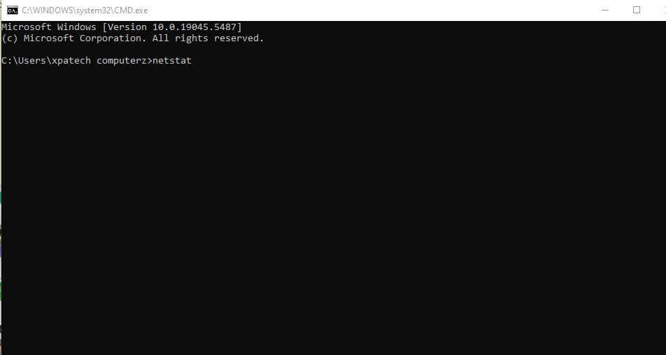 type netstat