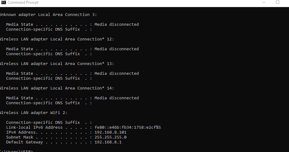 check ip address